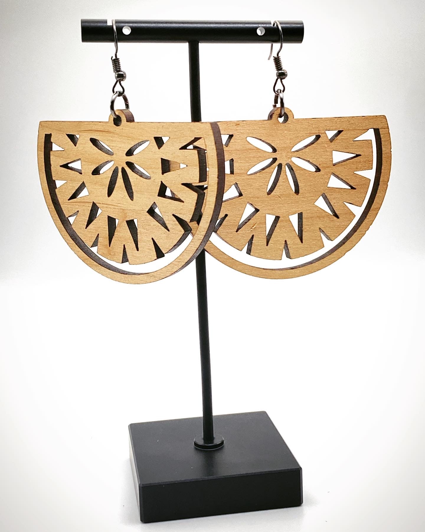 Fijian Masi Drop Earrings